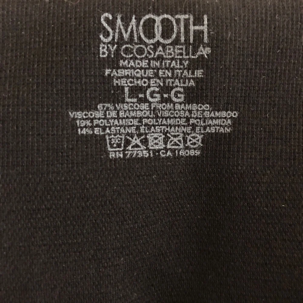 NWT Smooth By Cosabella Breathe Collection Black Shorts Shapewear Size Large